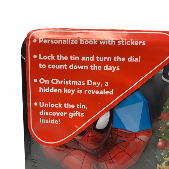 Marvel countdown to Christmas tin & book - Picture 3 of 5